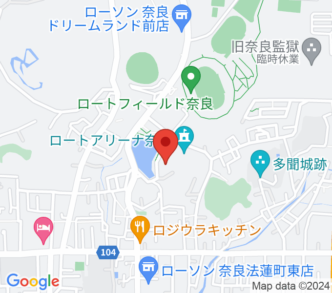 ロート奈良武道場の場所