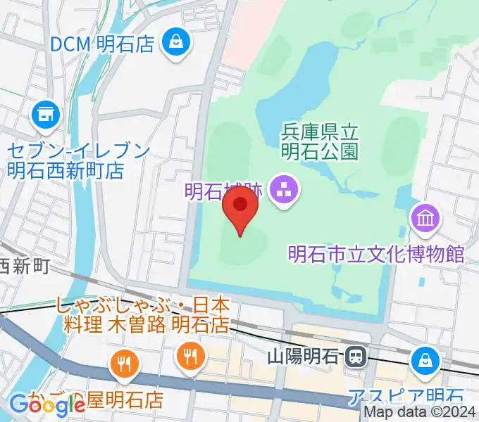 明石トーカロ球場の地図