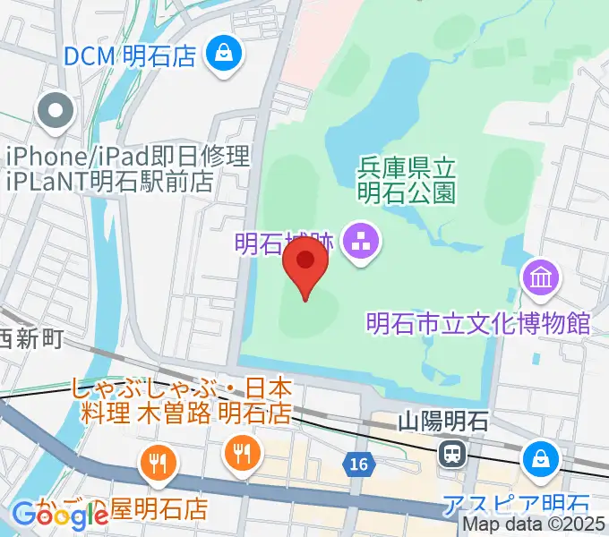 明石トーカロ球場の地図