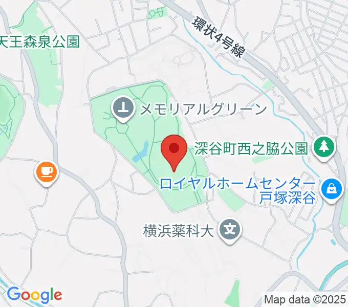 俣野公園・横浜薬大スタジアムの地図