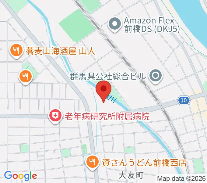 しんしん大渡温水プール・トレーニングセンターの地図