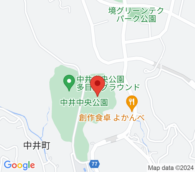 星槎中井スタジアム 中井町中央公園野球場の場所