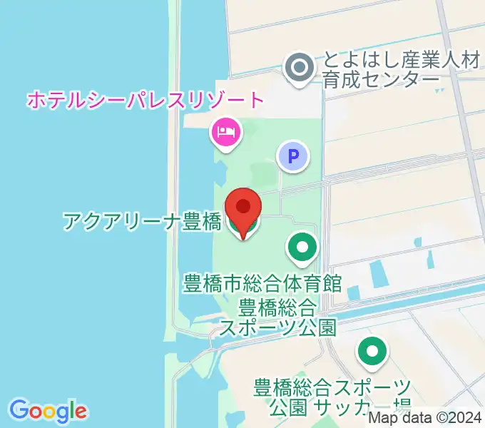 アクアアリーナ豊橋の地図