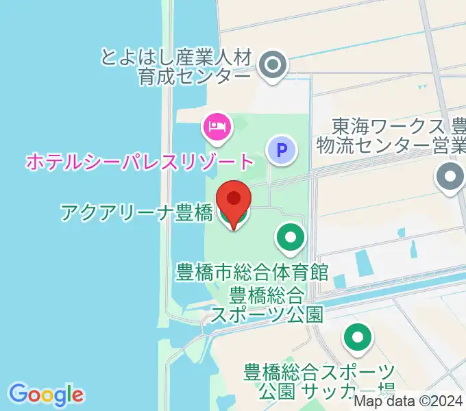 アクアアリーナ豊橋の地図