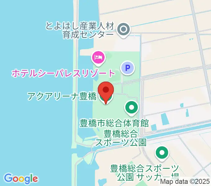 アクアアリーナ豊橋の地図