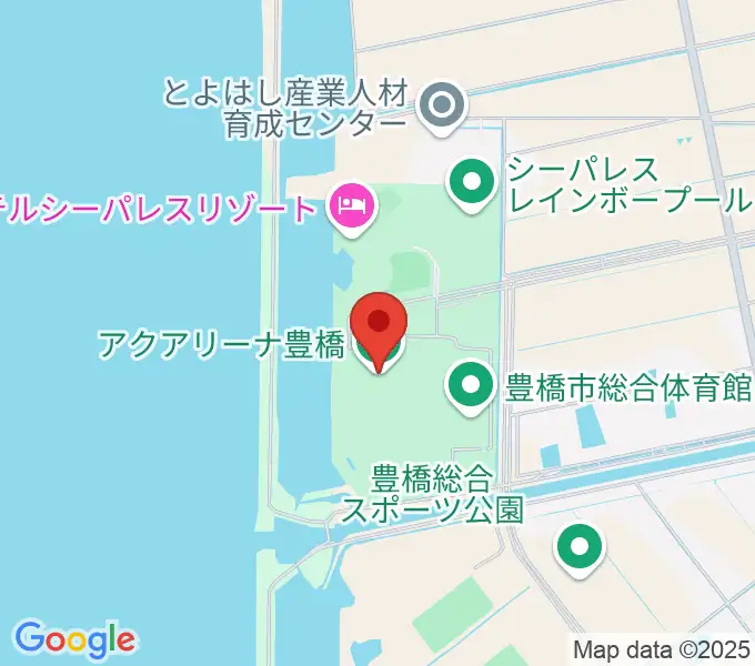 アクアアリーナ豊橋の地図