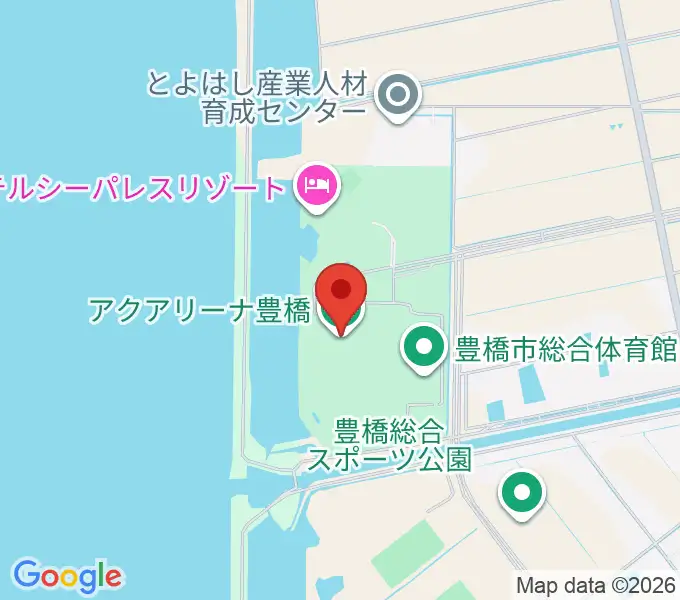 アクアアリーナ豊橋の地図