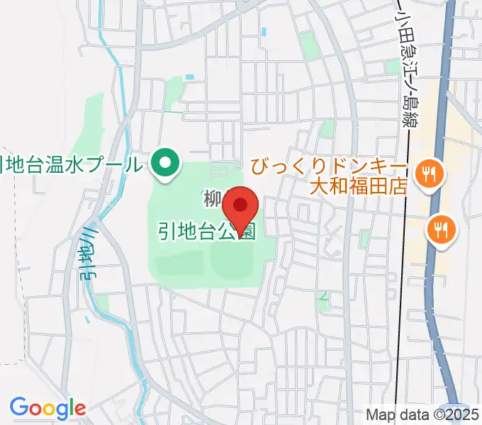 大和スタジアムの地図