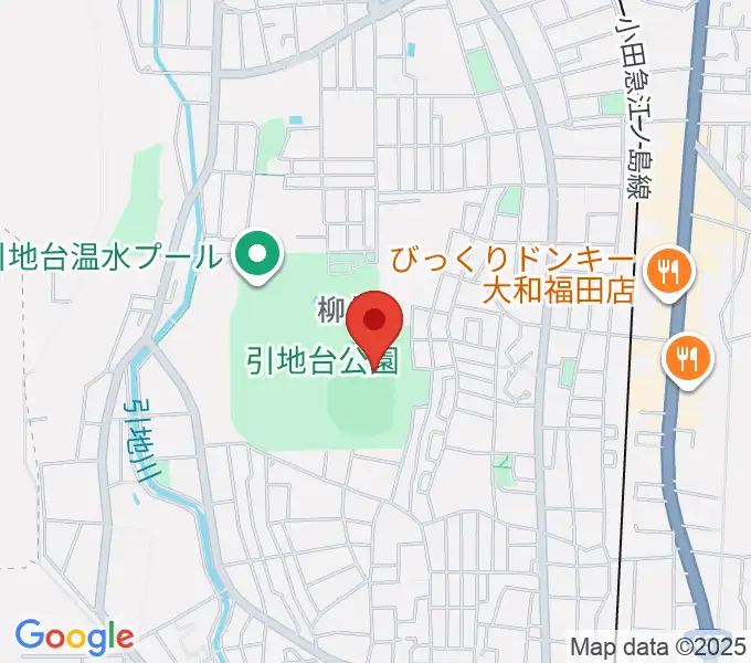 大和スタジアムの地図