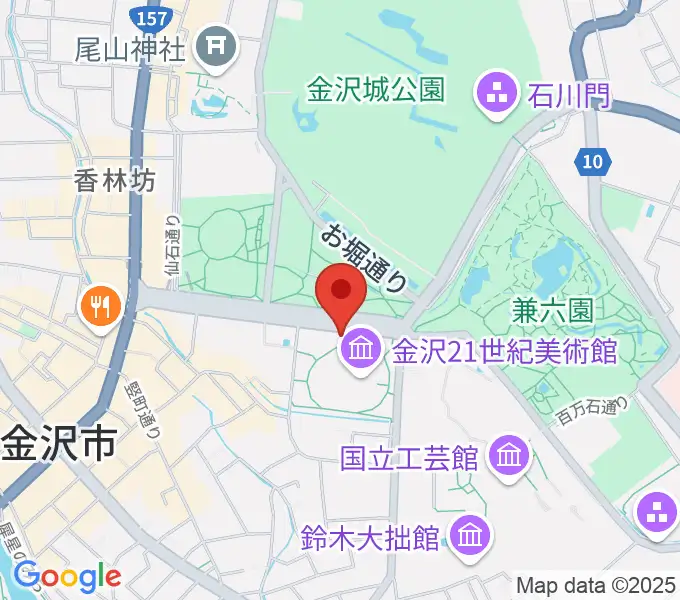 金沢能楽美術館の地図