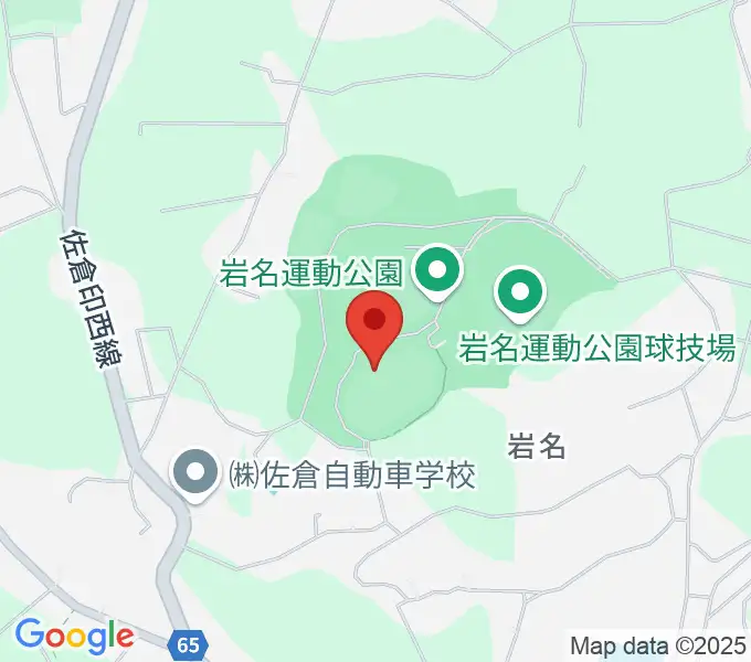 小出義雄記念陸上競技場の地図