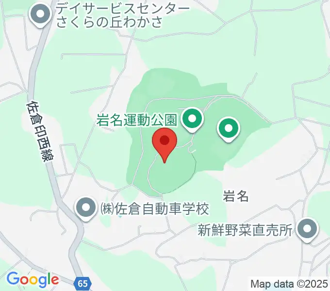 小出義雄記念陸上競技場の地図