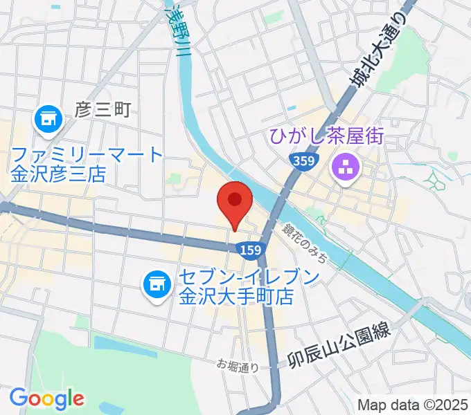 泉鏡花記念館の地図