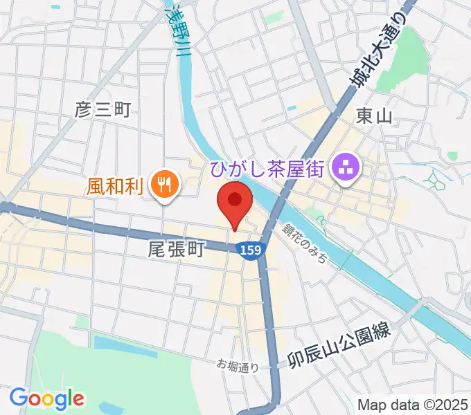 泉鏡花記念館の地図