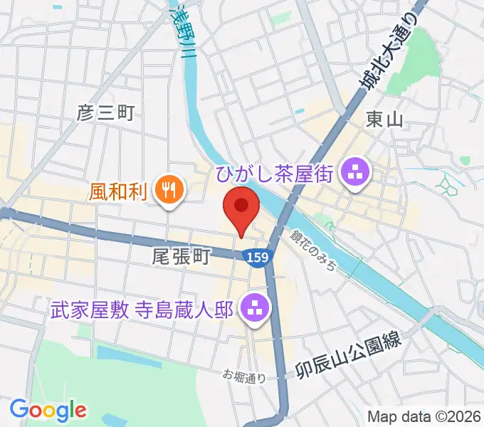 泉鏡花記念館の地図