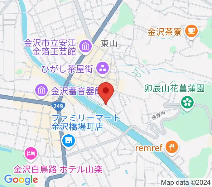 徳田秋聲記念館の地図