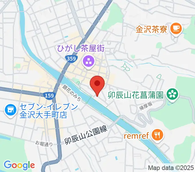 徳田秋聲記念館の地図