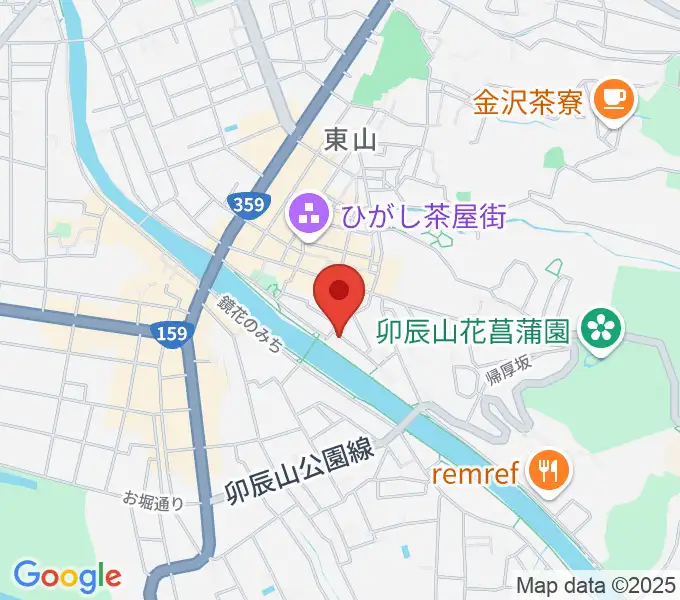 徳田秋聲記念館の地図