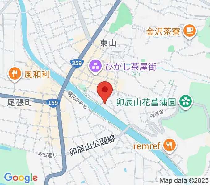 徳田秋聲記念館の地図