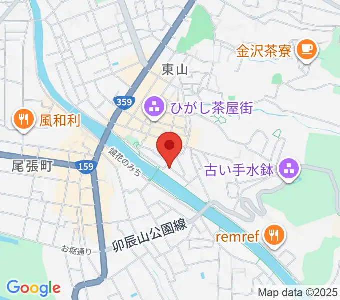 徳田秋聲記念館の地図