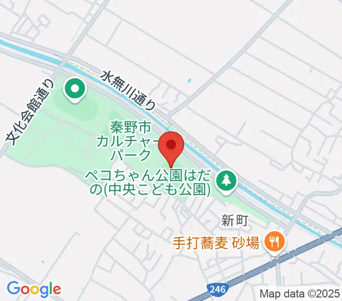 中栄信金スタジアム秦野の地図