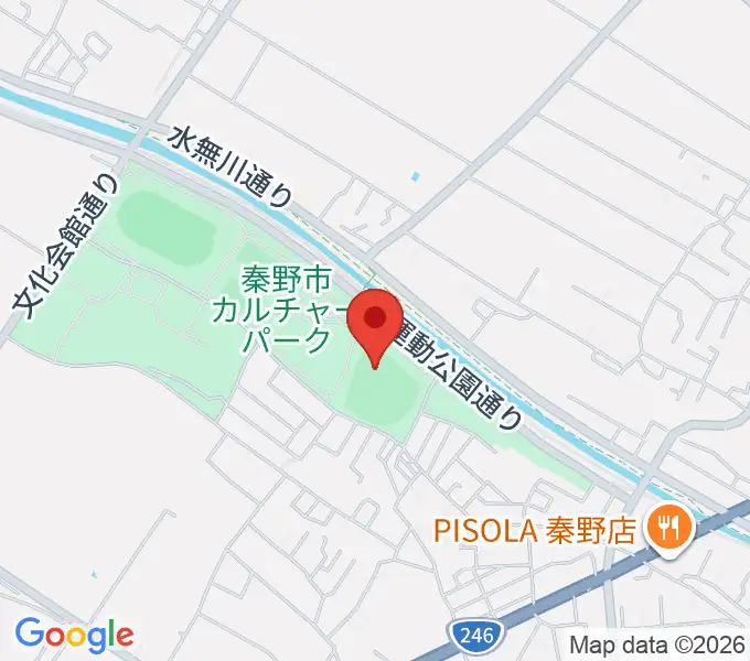 中栄信金スタジアム秦野の地図
