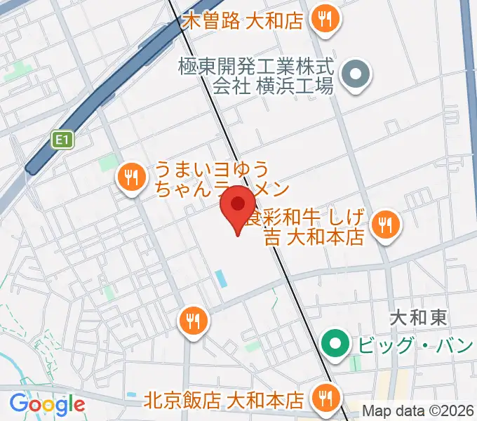大和なでしこスタジアムの地図