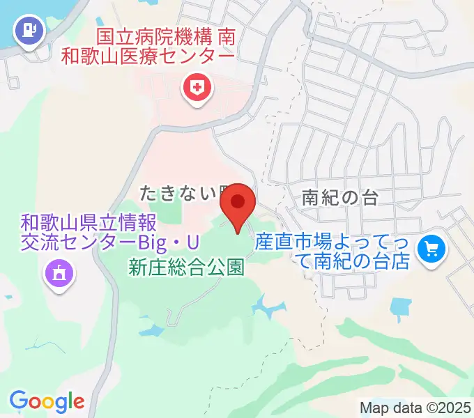 田辺市立美術館の地図