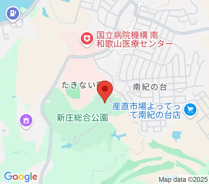 田辺市立美術館の地図