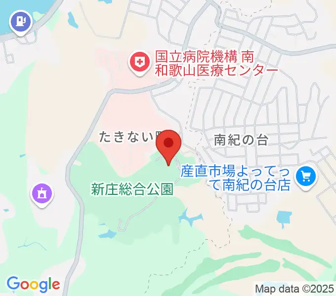 田辺市立美術館の地図