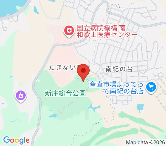 田辺市立美術館の地図