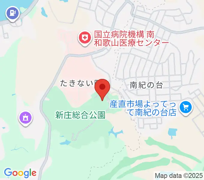 田辺市立美術館の地図