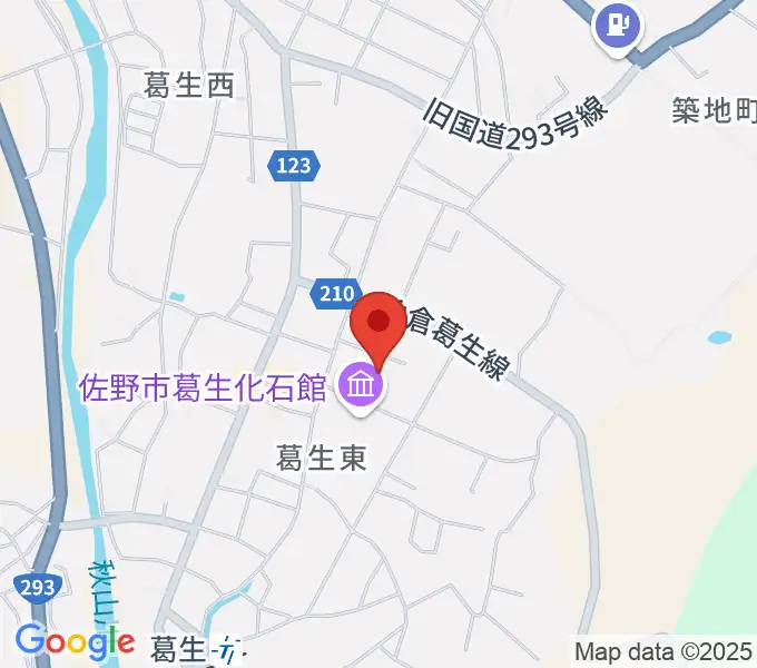佐野市吉澤記念美術館の地図