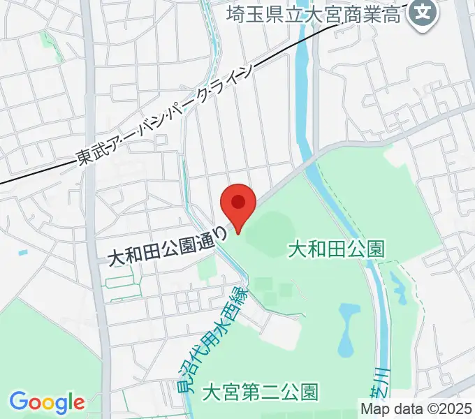 レジデンシャルスタジアム大宮の地図