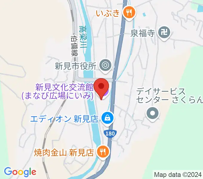 新見文化交流館（まなび広場にいみ）の地図