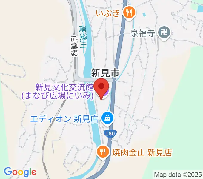 新見文化交流館（まなび広場にいみ）の地図