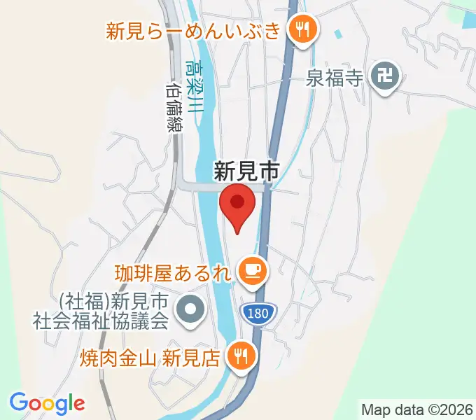 新見文化交流館（まなび広場にいみ）の地図