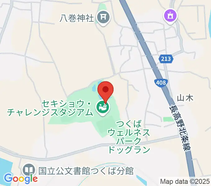 つくばウェルネスパーク・ヘルスプラザの地図