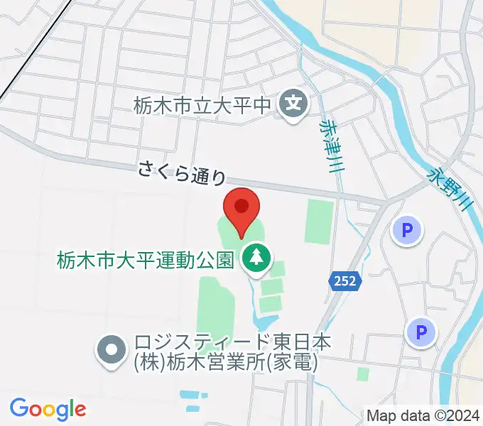 エイジェックさくら球場の地図