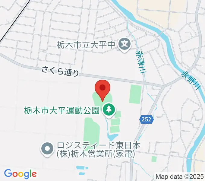 エイジェックさくら球場の地図