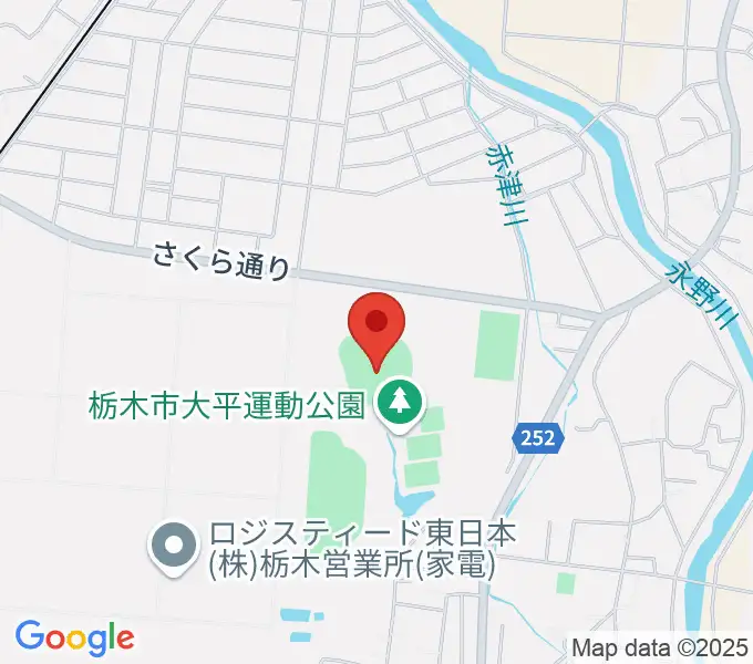 エイジェックさくら球場の地図