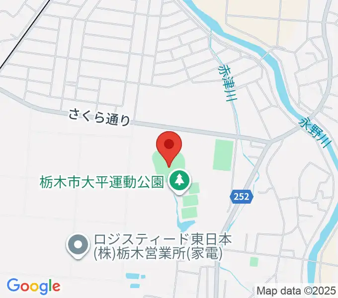 エイジェックさくら球場の地図
