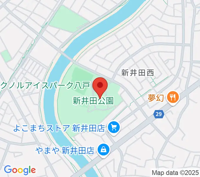 テクノルアイスパーク八戸の地図