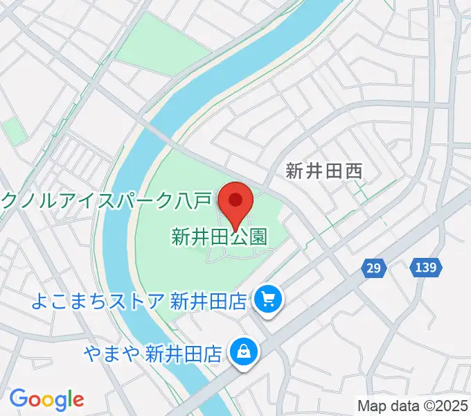 テクノルアイスパーク八戸の地図