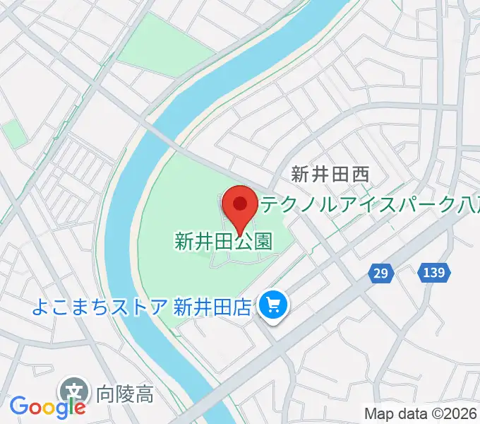 テクノルアイスパーク八戸の地図