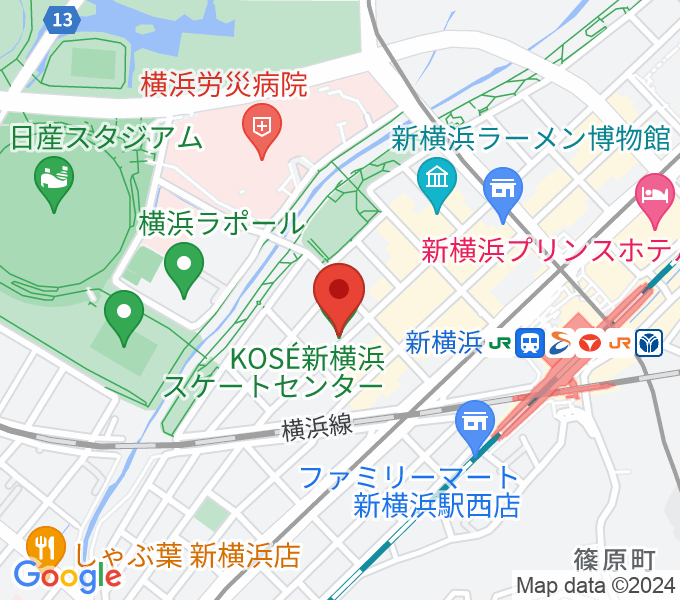 KOSÉ新横浜スケートセンターの場所