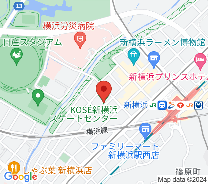 KOSÉ新横浜スケートセンターの場所