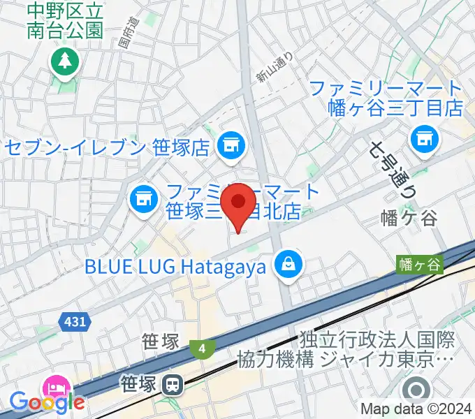 Majestic Studioの地図