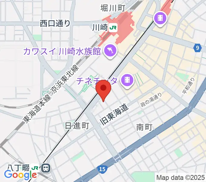 STUDIO楽 川崎店の地図