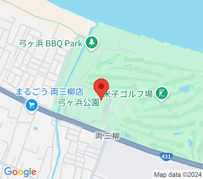 鳥取県立武道館の地図